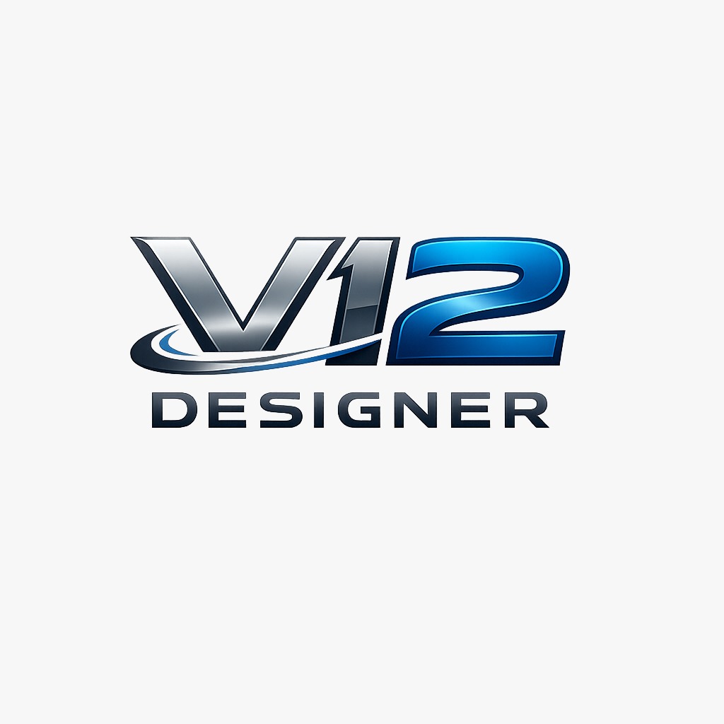 V12 Designer logo
